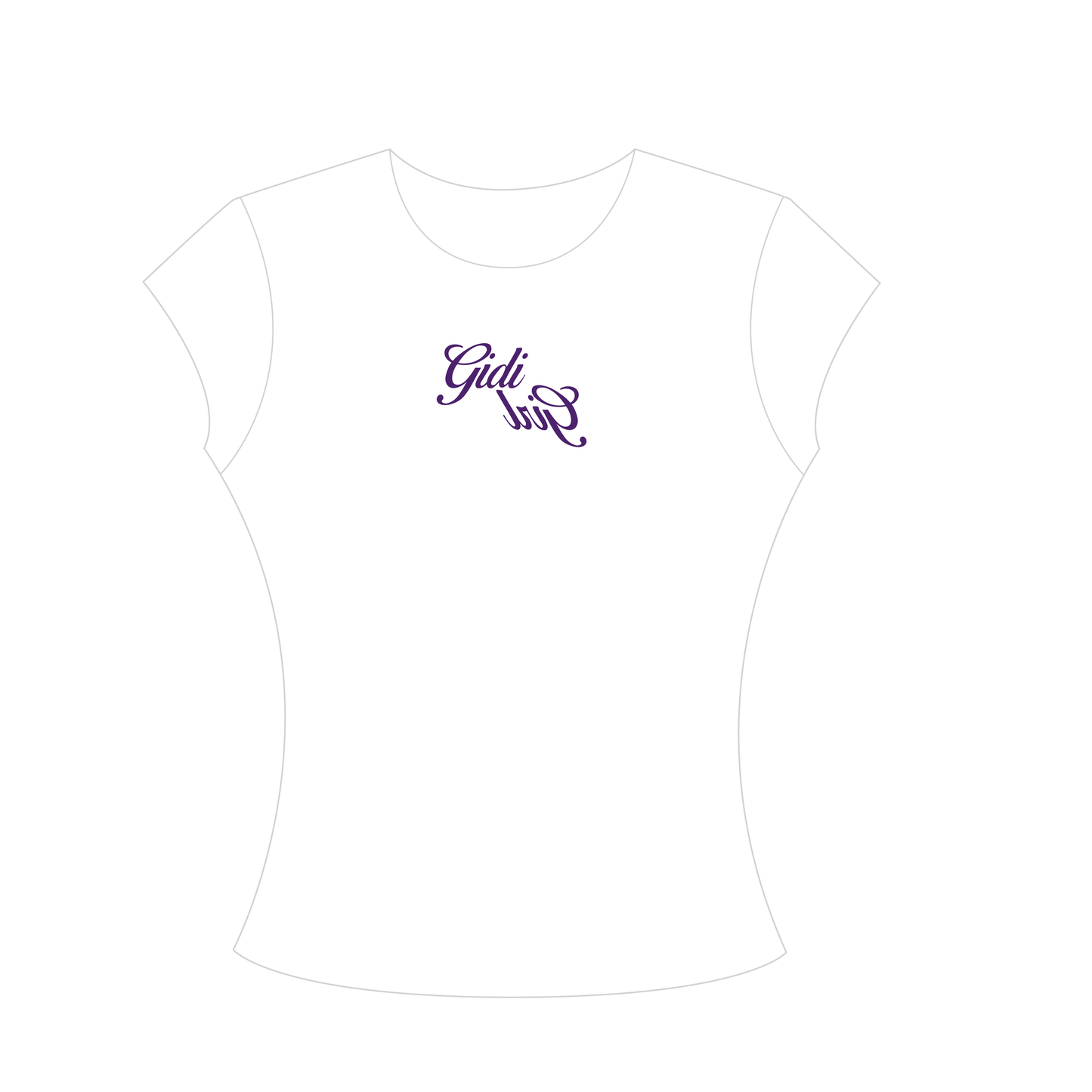 GIDI GIRL BABY TEE - WHITE