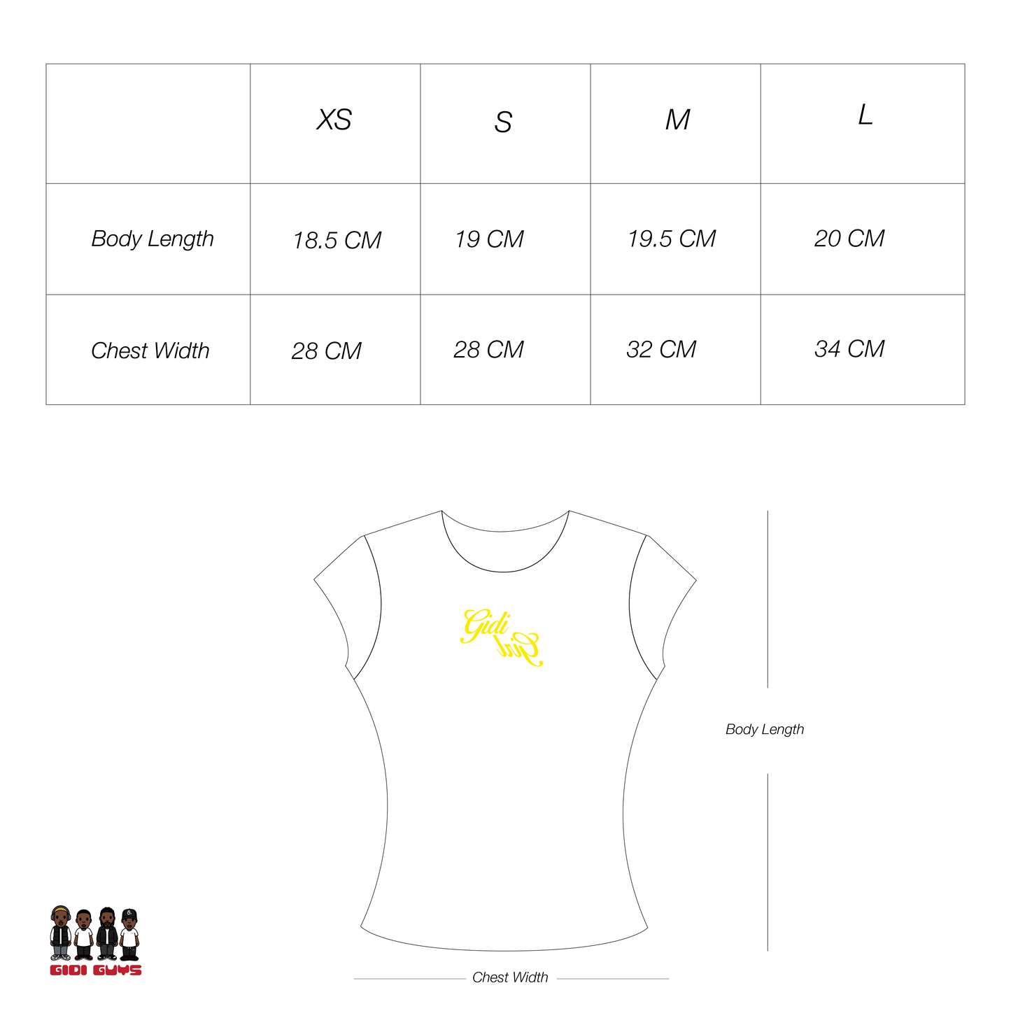 GIDI GIRL BABY TEE - BLUE