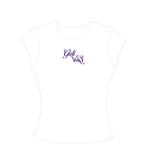 GIDI GIRL BABY TEE - WHITE